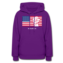 Load image into Gallery viewer, USA STRONG - Women's Hoodie - purple
