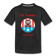 Load image into Gallery viewer, USA TRUCKER - Kids' Premium T-Shirt - black