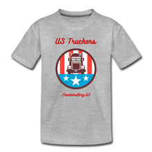 Load image into Gallery viewer, USA TRUCKER - Kids' Premium T-Shirt - heather gray