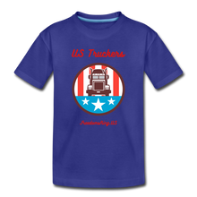 Load image into Gallery viewer, USA TRUCKER - Kids' Premium T-Shirt - royal blue