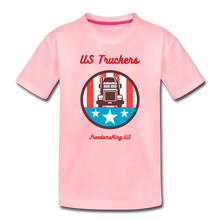 Load image into Gallery viewer, USA TRUCKER - Kids' Premium T-Shirt - pink