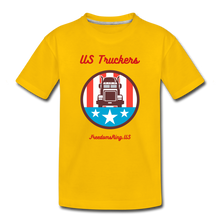 Load image into Gallery viewer, USA TRUCKER - Kids' Premium T-Shirt - sun yellow