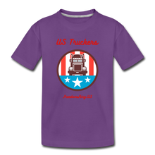 Load image into Gallery viewer, USA TRUCKER - Kids' Premium T-Shirt - purple