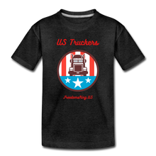 Load image into Gallery viewer, USA TRUCKER - Kids' Premium T-Shirt - charcoal gray
