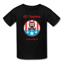 Load image into Gallery viewer, US TRUCKERS - Kids' T-Shirt - black