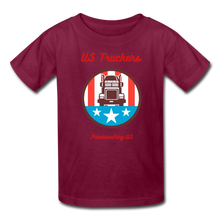 Load image into Gallery viewer, US TRUCKERS - Kids' T-Shirt - burgundy