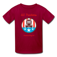 Load image into Gallery viewer, US TRUCKERS - Kids' T-Shirt - dark red
