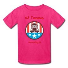 Load image into Gallery viewer, US TRUCKERS - Kids' T-Shirt - fuchsia