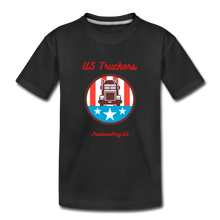 Load image into Gallery viewer, US TRUCKERS - Toddler Premium Organic T-Shirt - black