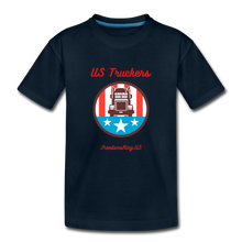 Load image into Gallery viewer, US TRUCKERS - Toddler Premium Organic T-Shirt - deep navy
