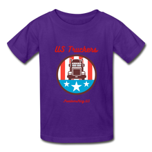 Load image into Gallery viewer, US TRUCKERS - Gildan Ultra Cotton Youth T-Shirt - purple