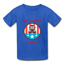 Load image into Gallery viewer, US TRUCKERS - Gildan Ultra Cotton Youth T-Shirt - royal blue