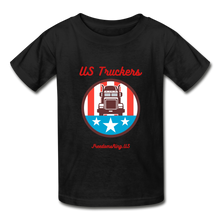 Load image into Gallery viewer, US TRUCKERS - Gildan Ultra Cotton Youth T-Shirt - black