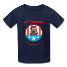 Load image into Gallery viewer, US TRUCKERS - Gildan Ultra Cotton Youth T-Shirt - navy