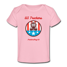 Load image into Gallery viewer, US TRUCKERS - Organic Baby T-Shirt - light pink