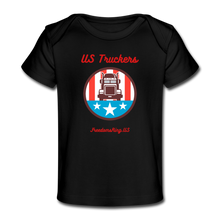 Load image into Gallery viewer, US TRUCKERS - Organic Baby T-Shirt - black