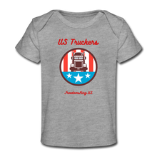 Load image into Gallery viewer, US TRUCKERS - Organic Baby T-Shirt - heather gray