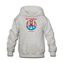 Load image into Gallery viewer, US TRUCKERS - Kids' Hoodie - heather gray