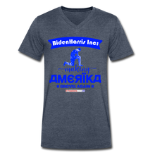 Load image into Gallery viewer, MAKING AMERIKA GROVEL AGAIN - Men's V-Neck T-Shirt - heather navy