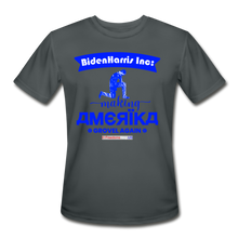 Load image into Gallery viewer, MAKING AMERIKA GROVEL AGAIN - Men’s Moisture Wicking Performance T-Shirt - charcoal