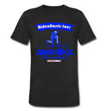 Load image into Gallery viewer, MAKING AMERIKA GROVEL AGAIN - Unisex Tri-Blend T-Shirt - heather black