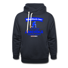 Load image into Gallery viewer, MAKING AMERIKA GROVEL AGAIN - Shawl Collar Hoodie - navy