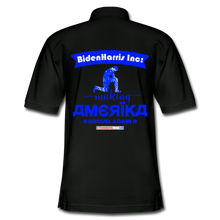 Load image into Gallery viewer, MAKING AMERIKA GROVEL AGAIN - Men's Pique Polo Shirt - black