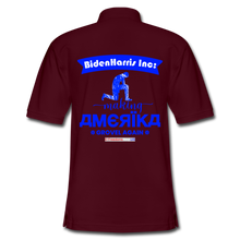 Load image into Gallery viewer, MAKING AMERIKA GROVEL AGAIN - Men's Pique Polo Shirt - burgundy