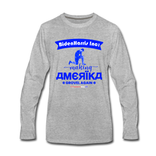 Load image into Gallery viewer, MAKING AMERIKA GROVEL AGAIN - Men's Premium Long Sleeve T-Shirt - heather gray