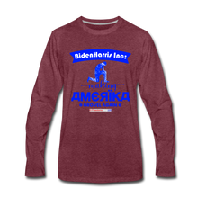 Load image into Gallery viewer, MAKING AMERIKA GROVEL AGAIN - Men's Premium Long Sleeve T-Shirt - heather burgundy