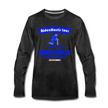 Load image into Gallery viewer, MAKING AMERIKA GROVEL AGAIN - Men's Premium Long Sleeve T-Shirt - charcoal gray