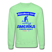 Load image into Gallery viewer, MAKING AMERIKA GROVEL AGAIN - Crewneck Sweatshirt - lime