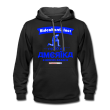 Load image into Gallery viewer, MAKING AMERIKA GROVEL AGAIN - Contrast Hoodie - black/asphalt