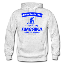 Load image into Gallery viewer, MAKING AMERIKA GROVEL AGAIN - Gildan Heavy Blend Adult Hoodie - light heather gray