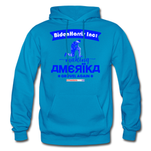 Load image into Gallery viewer, MAKING AMERIKA GROVEL AGAIN - Gildan Heavy Blend Adult Hoodie - turquoise