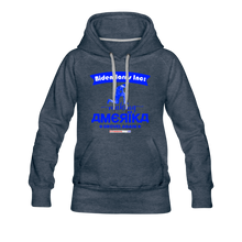 Load image into Gallery viewer, MAKING AMERIKA GROVEL AGAIN - Women’s Premium Hoodie - heather denim