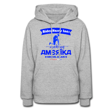 Load image into Gallery viewer, MAKING AMERIKA GROVEL AGAIN - Women's Hoodie - heather gray
