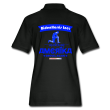 Load image into Gallery viewer, MAKING AMERIKA GROVEL AGAIN - Women's Pique Polo Shirt - black