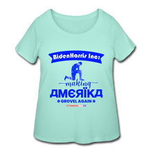 Load image into Gallery viewer, MAKING AMERIKA GROVEL AGAIN - Women’s Curvy T-Shirt - mint