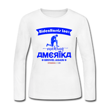 Load image into Gallery viewer, MAKING AMERIKA GROVEL AGAIN - Women's Long Sleeve Jersey T-Shirt - white