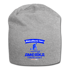 Load image into Gallery viewer, MAKING AMERIKA GROVEL AGAIN - Jersey Beanie - heather gray