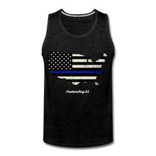 Load image into Gallery viewer, BLUE LINE USA - Men’s Premium Tank - charcoal gray