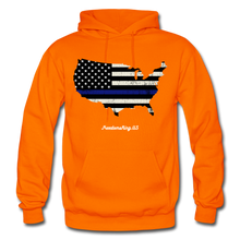 Load image into Gallery viewer, BLUE LINE USA - Gildan Heavy Blend Adult Hoodie - orange