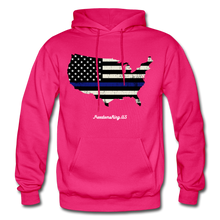 Load image into Gallery viewer, BLUE LINE USA - Gildan Heavy Blend Adult Hoodie - fuchsia