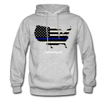 Load image into Gallery viewer, BLUE LINE USA - Men's Hoodie - heather gray