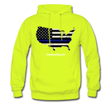 Load image into Gallery viewer, BLUE LINE USA - Men's Hoodie - safety green