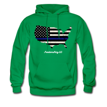 Load image into Gallery viewer, BLUE LINE USA - Men's Hoodie - kelly green