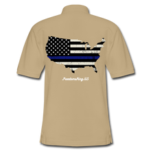 Load image into Gallery viewer, BLUE LINE USA - Men's Pique Polo Shirt - beige