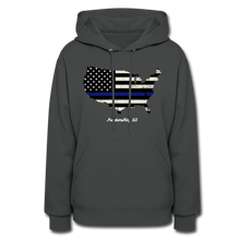 Load image into Gallery viewer, BLUE LINE USA - Women's Hoodie - asphalt