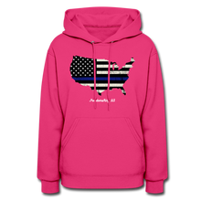 Load image into Gallery viewer, BLUE LINE USA - Women's Hoodie - fuchsia